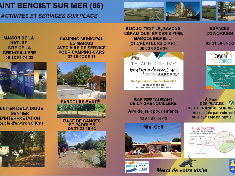 Une journée à Saint Benoist sur Mer